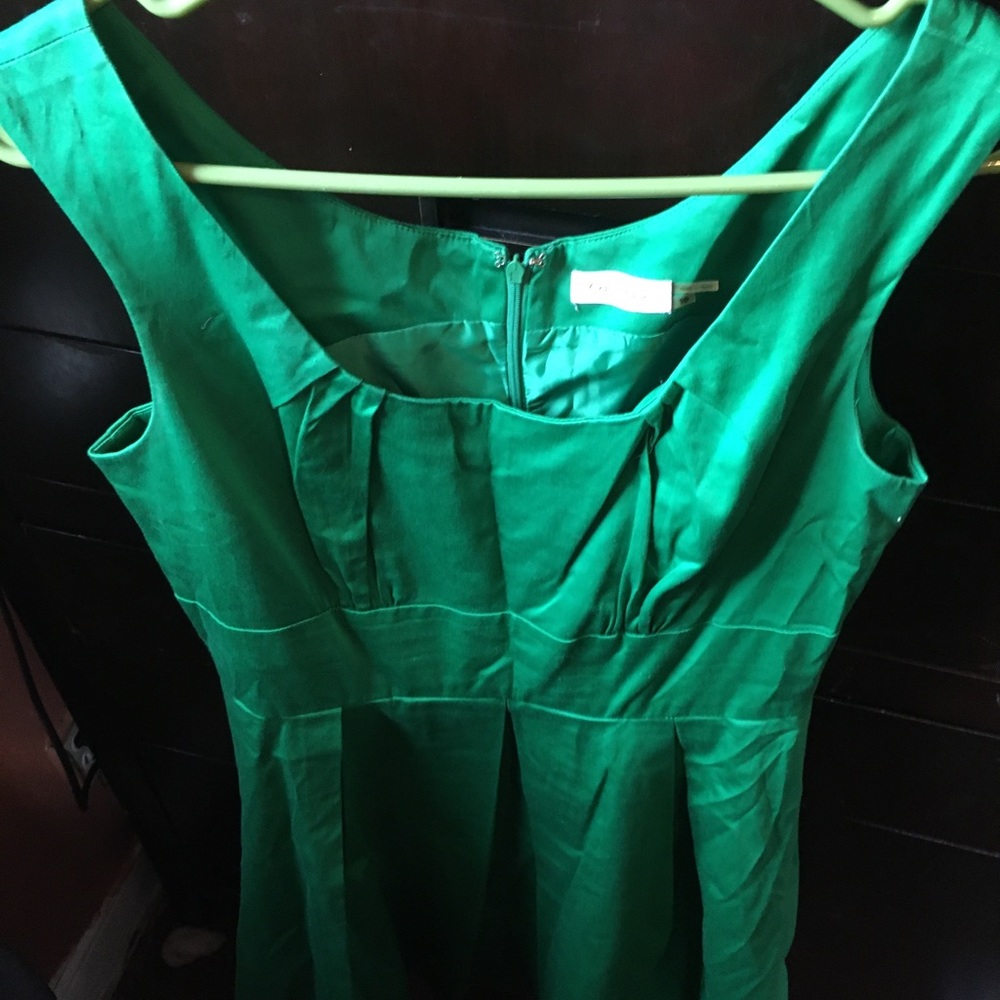 Green Flare Dress
